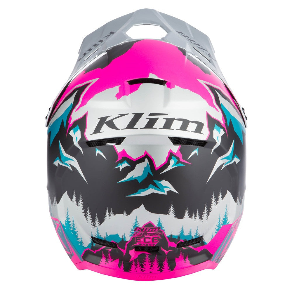 Klim Womens F3 Carbon Helmet ECE DNA Pink - High Rise
