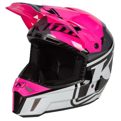Klim 2020 F3 ECE Helmet - Disarray Knockout Pink