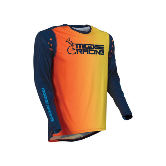 Moose Racing 2022 Agroid Jersey Pant Combo Navy/Orange