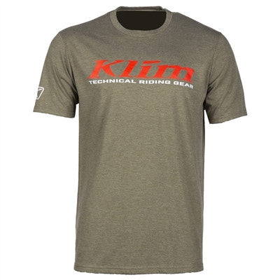 Klim K Corp SS Tee - Military Green High Risk Red