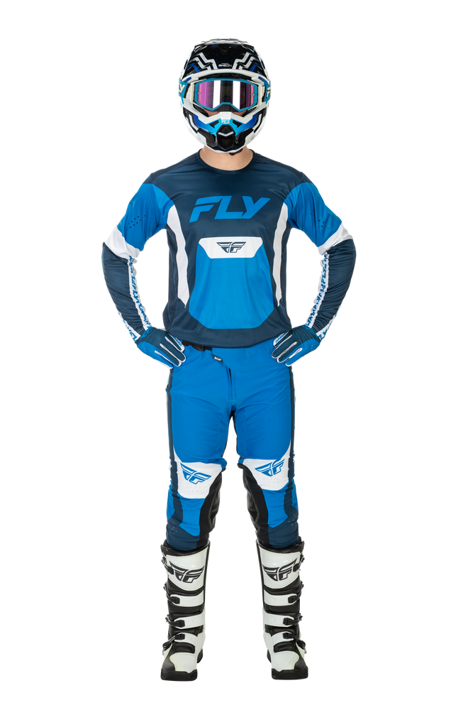 FLY Racing 2026 Lite Blue/White Jersey Pant Combo