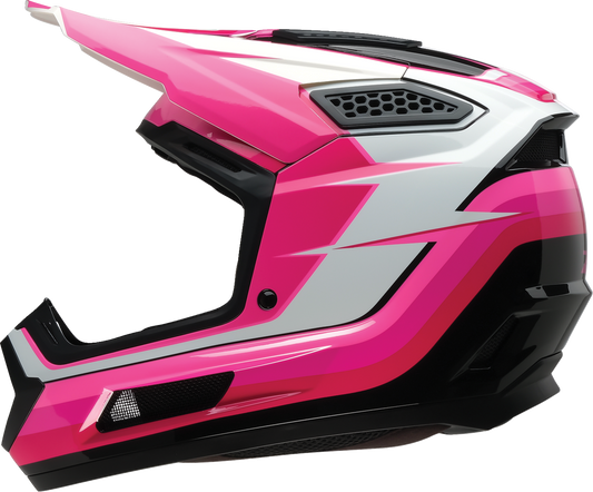 Z1R Dirt Maxx Offroad Helmet Vortex Pink/White
