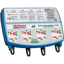 Tecmate Optimate Lithium 0.8a X 4 4 Bank Affordable Lifepo4 Battery Maintainer