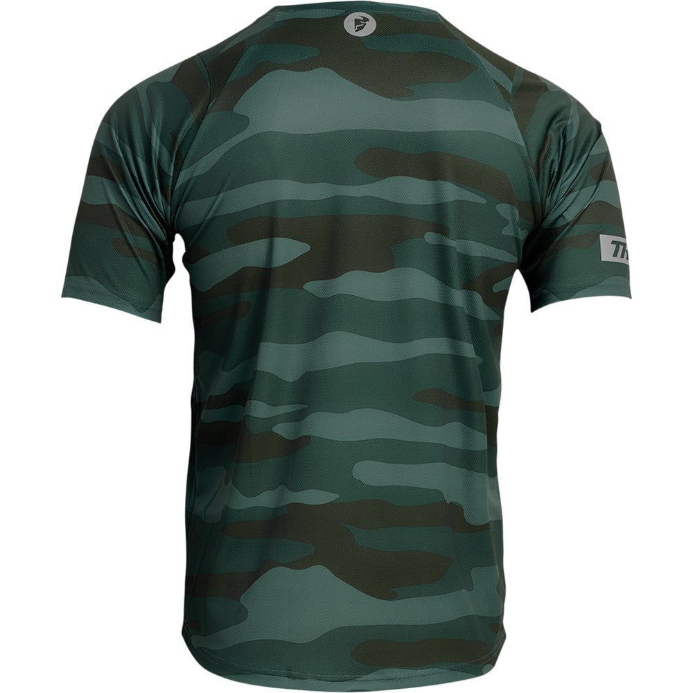 Thor Assist Camo MTB Short Sleeve Jersey