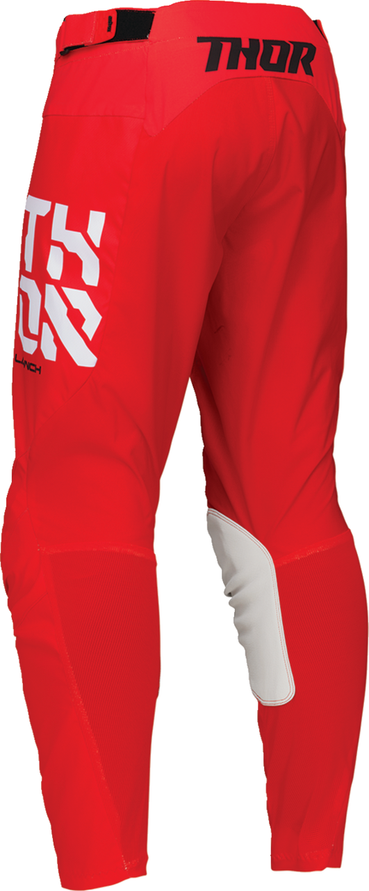 Thor 2025 Youth LAUNCHMODE Forge Jersey Pant Combo Red