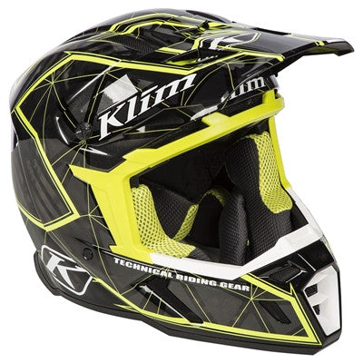 Klim 2019 F5 Offroad Helmet - Demolish Green