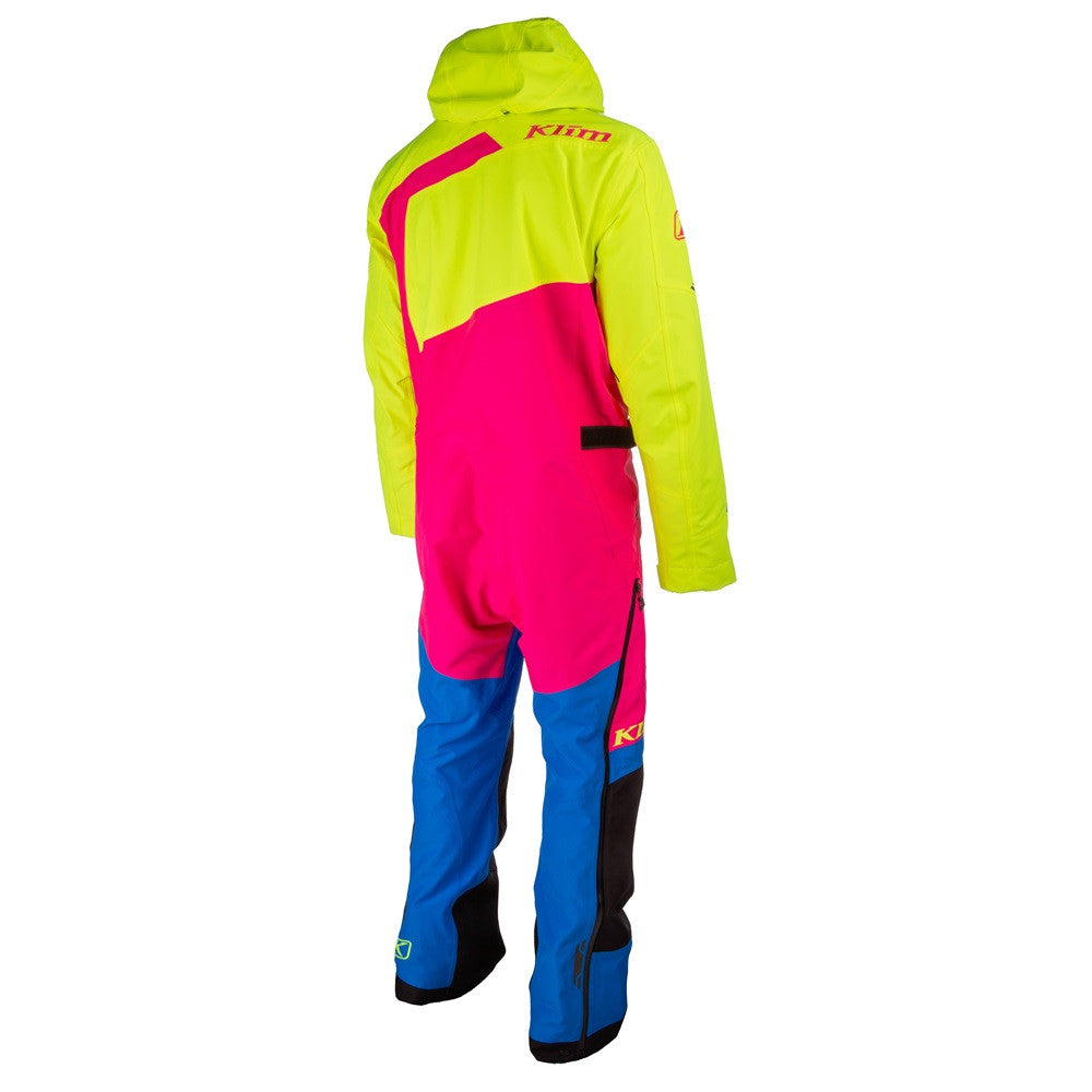 Klim Womens Ripsa One-Piece Short PInk Glo - Hi-Vis