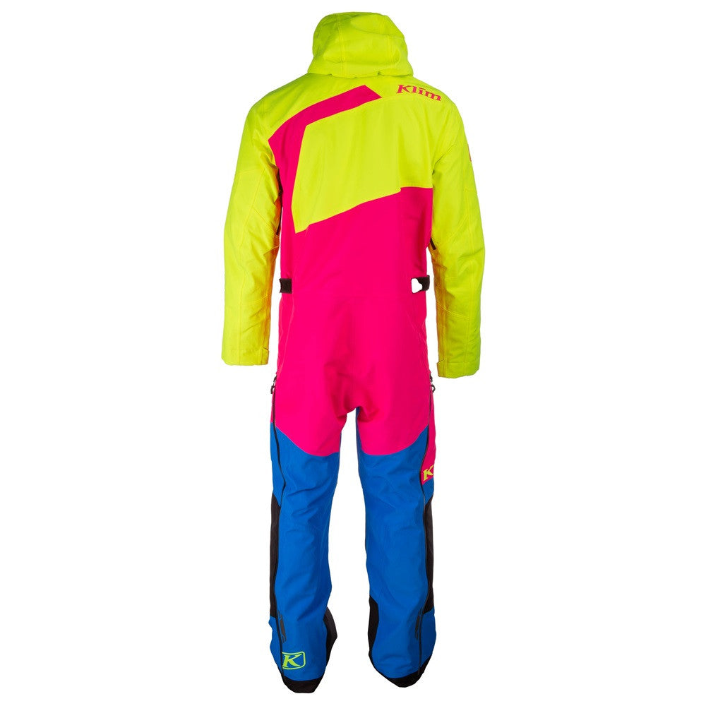 Klim Womens Ripsa One-Piece Short PInk Glo - Hi-Vis