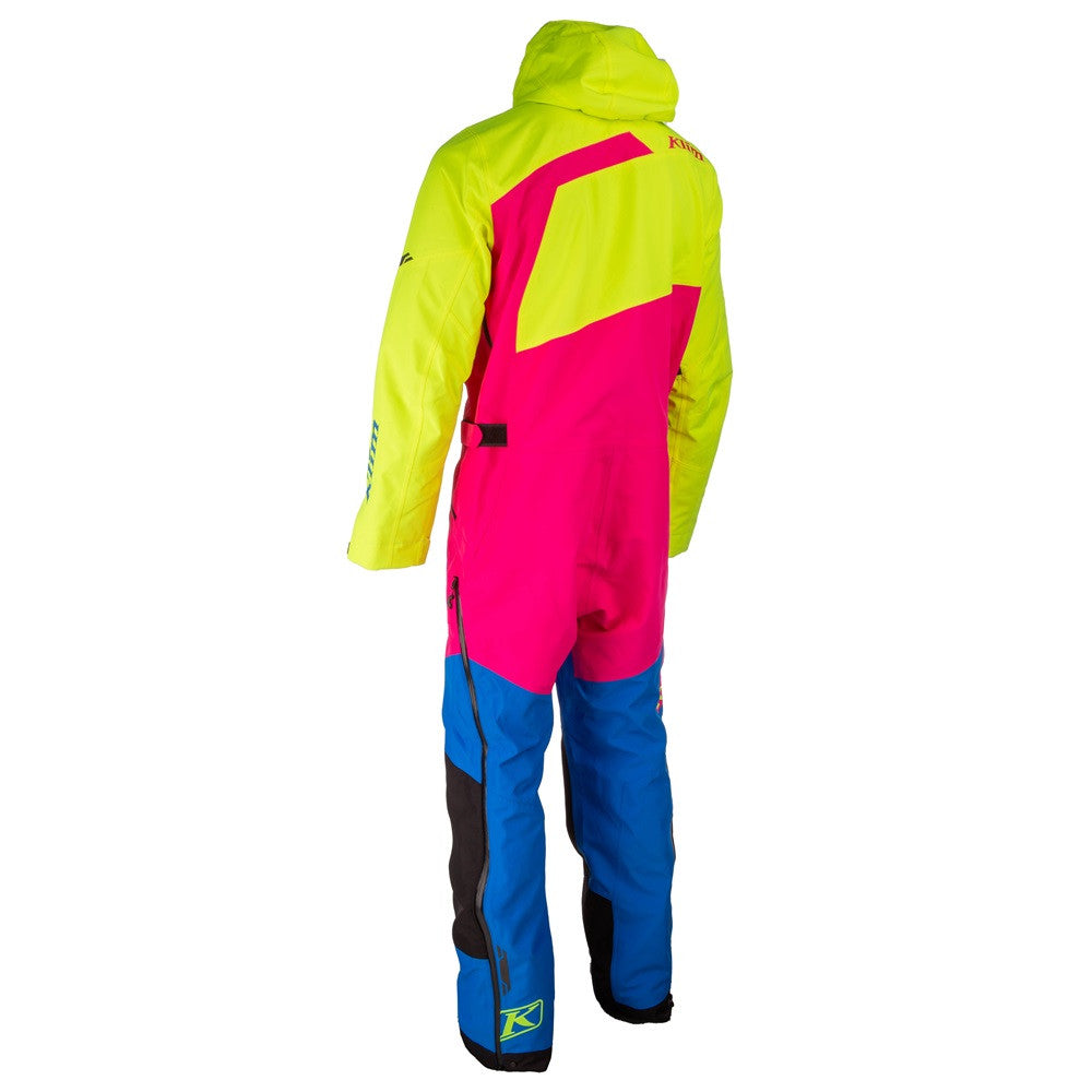 Klim Womens Ripsa One-Piece Short PInk Glo - Hi-Vis