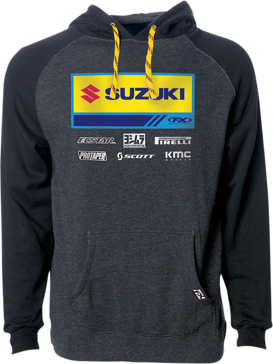 Factory Effex Suzuki Racewear Pullover Charcoal-Black