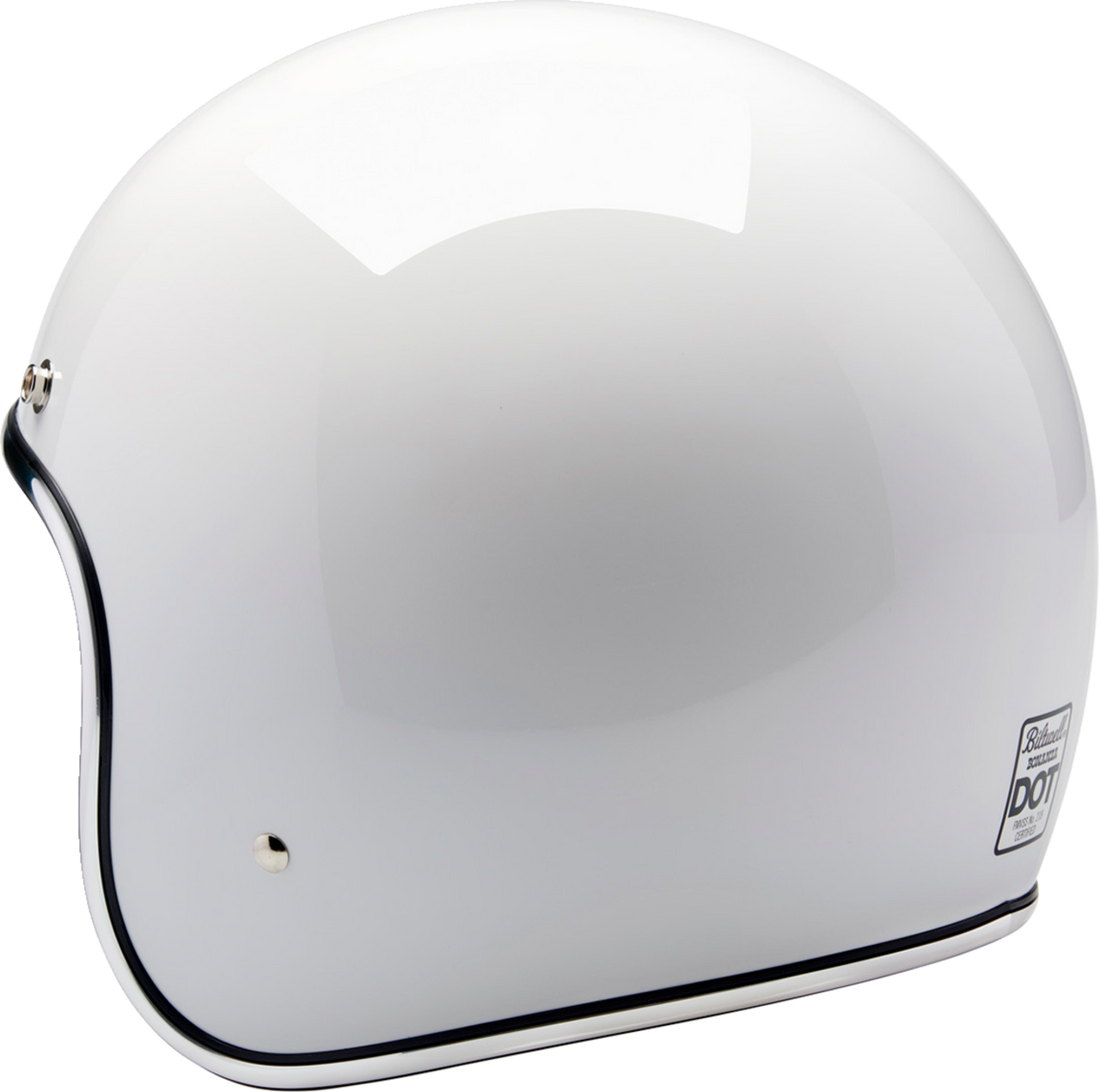 Biltwell Bonanza Open Face Helmet Gloss White