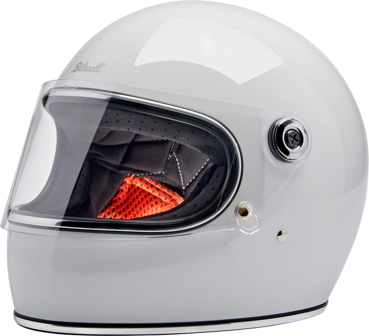 Biltwell Gringo S Full Face Helmet Gloss White