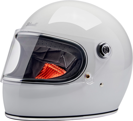 Biltwell Gringo S Full Face Helmet Gloss White