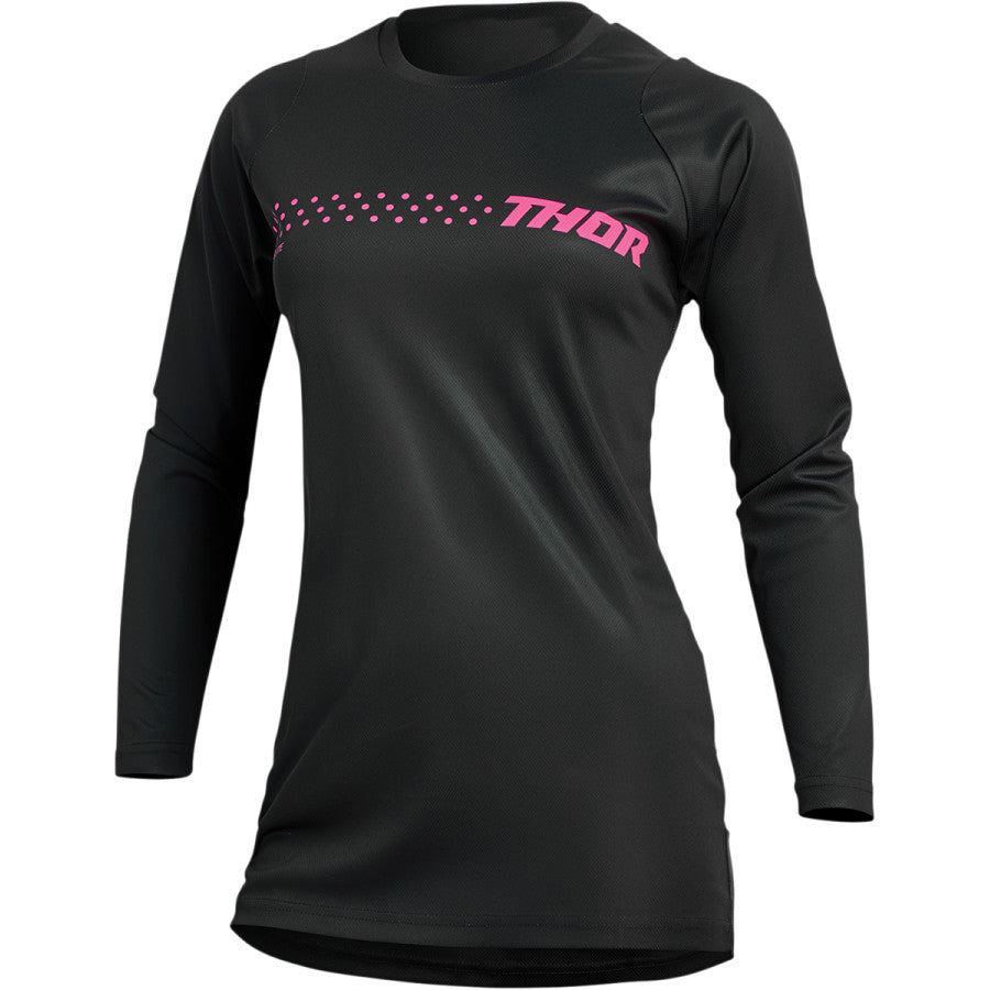 Thor 2024 Womens Sector Minimal Jersey Pant Combo Black/Pink