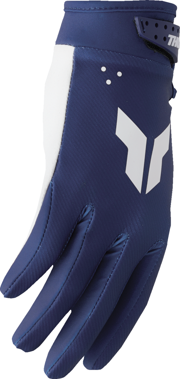 Thor 2026 Youth Launchmode Split Gloves Navy