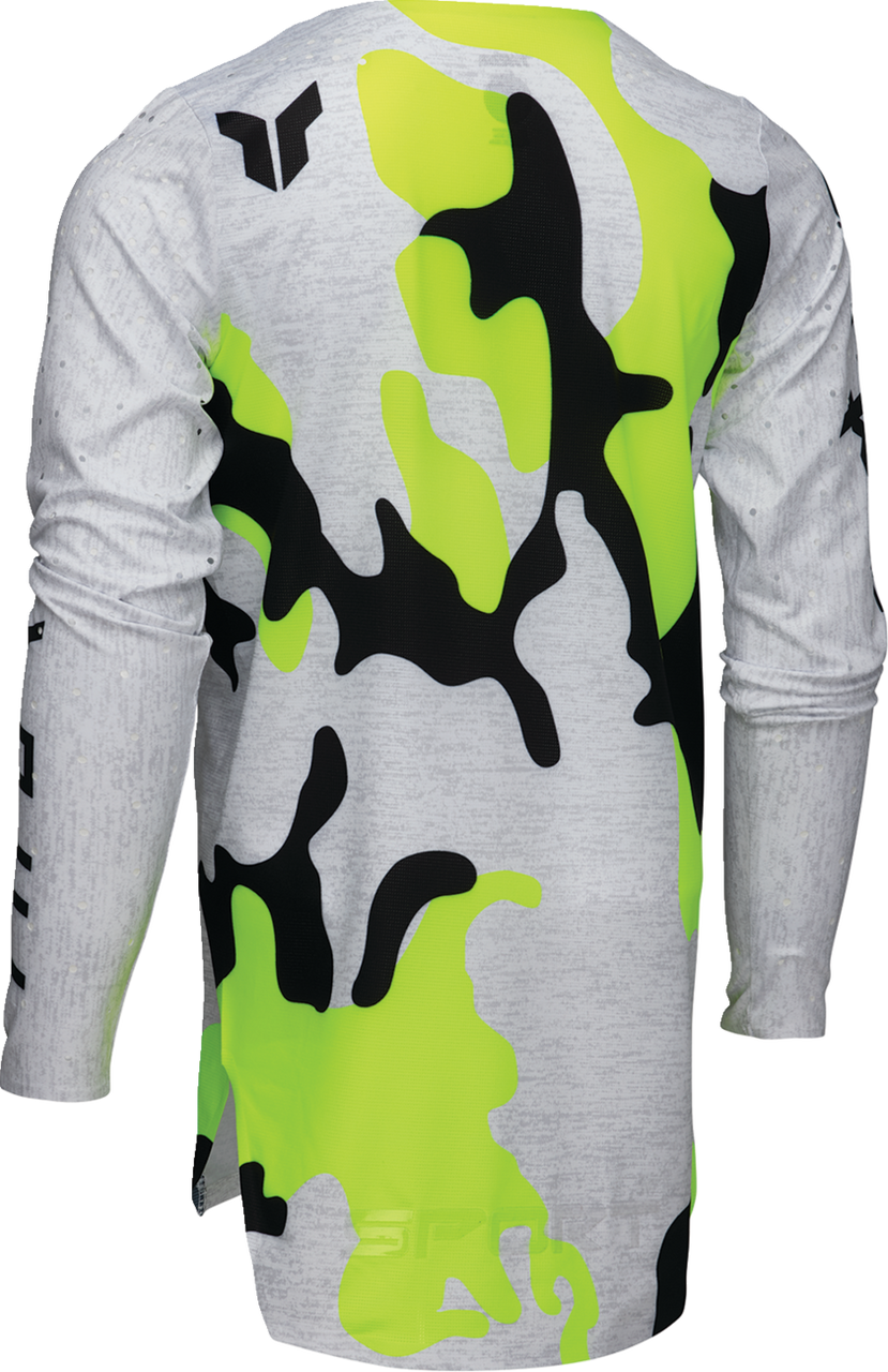 Thor 2025 Youth SPORTMODE Riot Jersey White/Acid