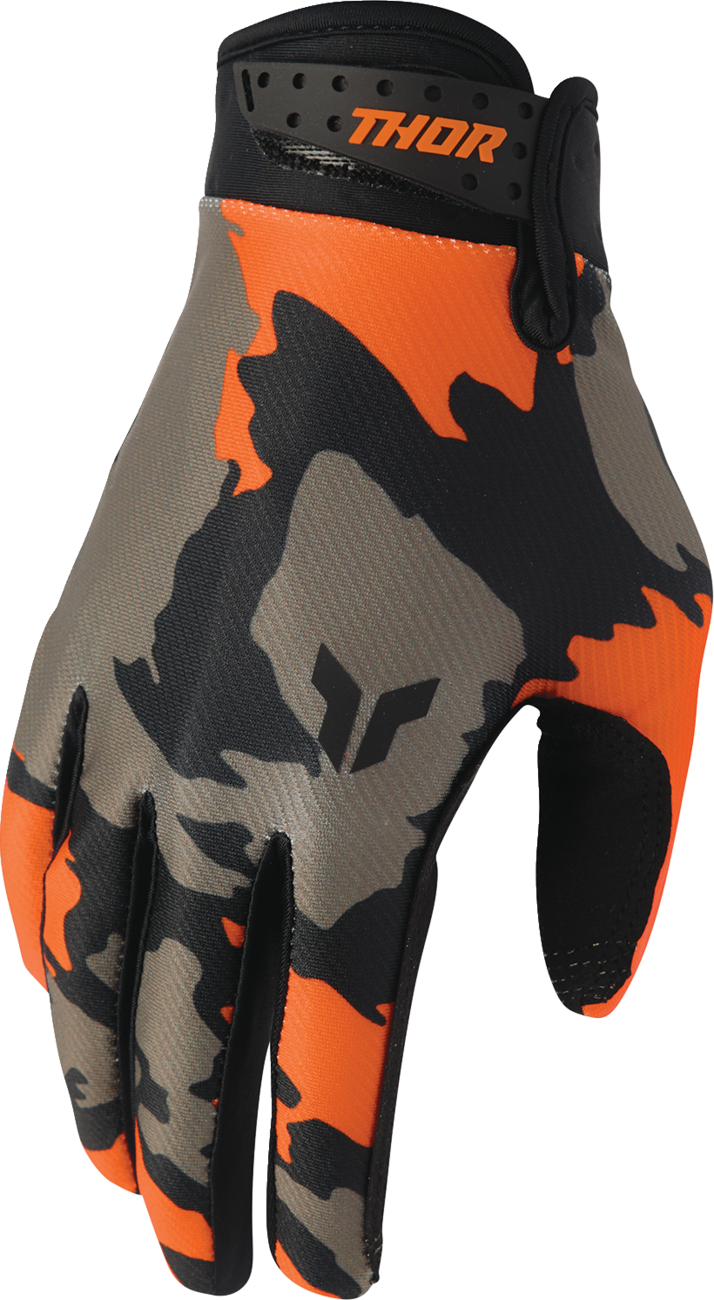 Thor 2026 Launchmode Hunter Gloves Orange/Black