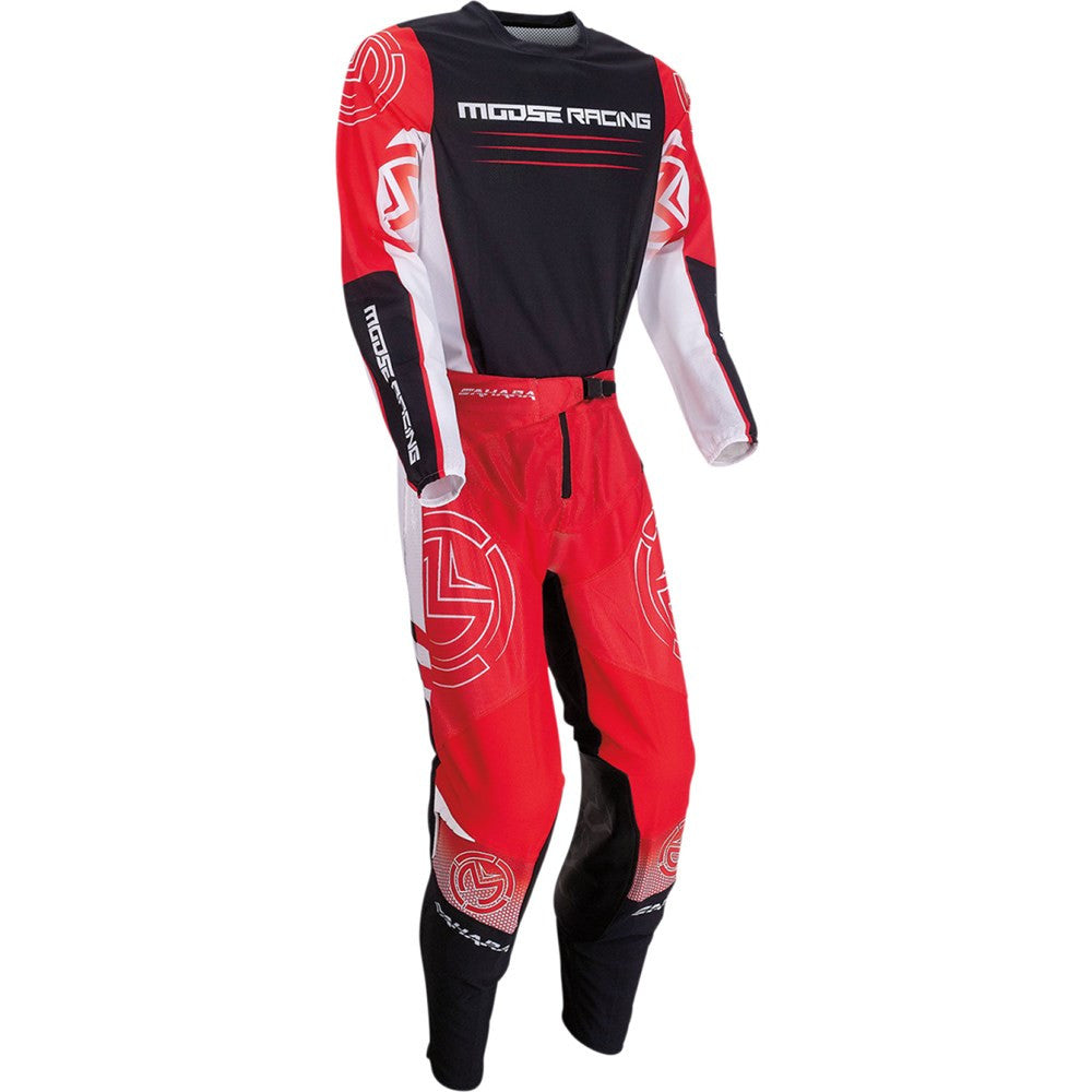 Moose Racing 2022 Sahara Jersey Pant Combo Red/Black