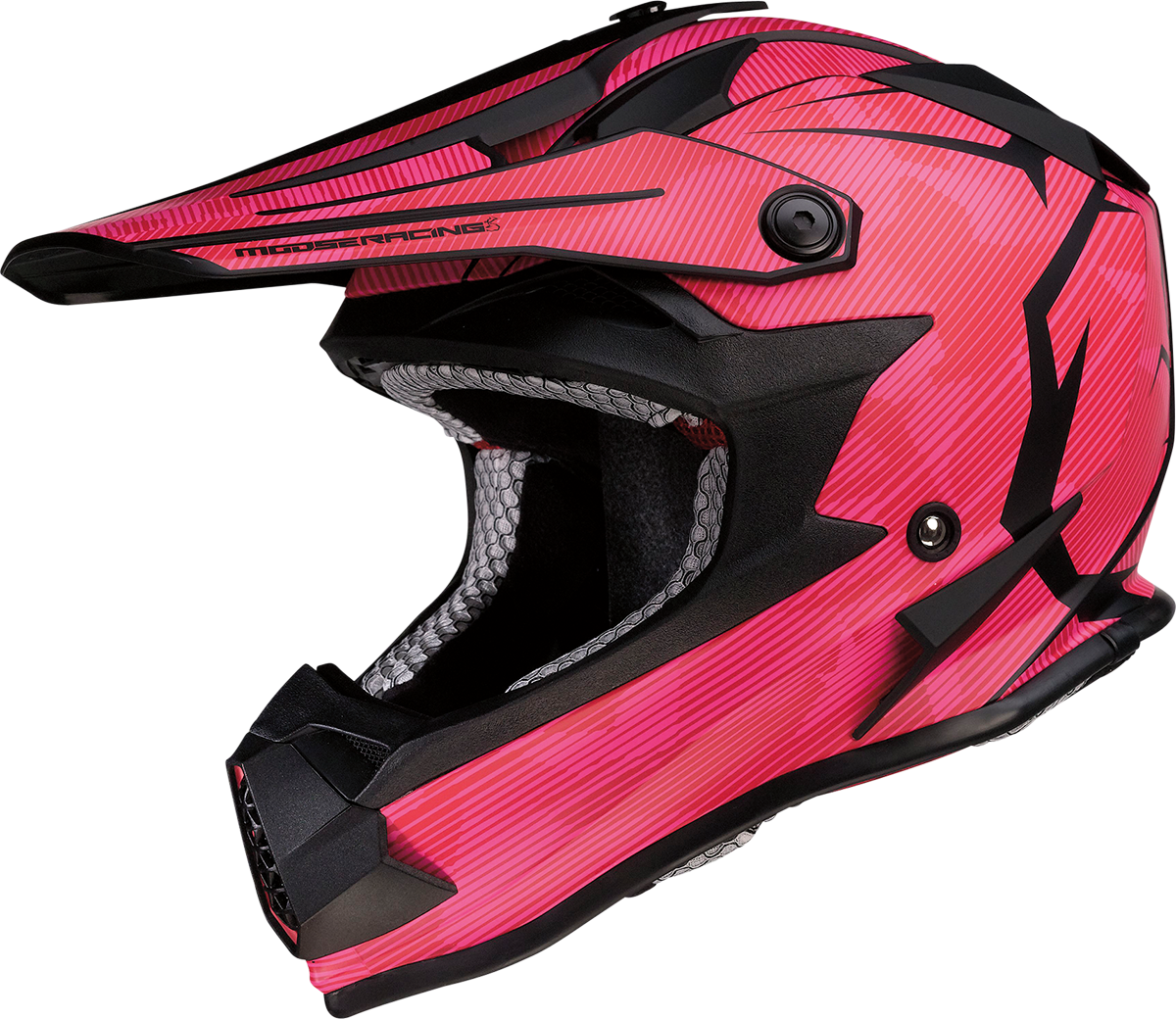 Moose Racing Youth F.I. Agroid MIPS Helmet Pink/Red