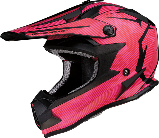 Moose Racing Youth F.I. Agroid MIPS Helmet Pink/Red