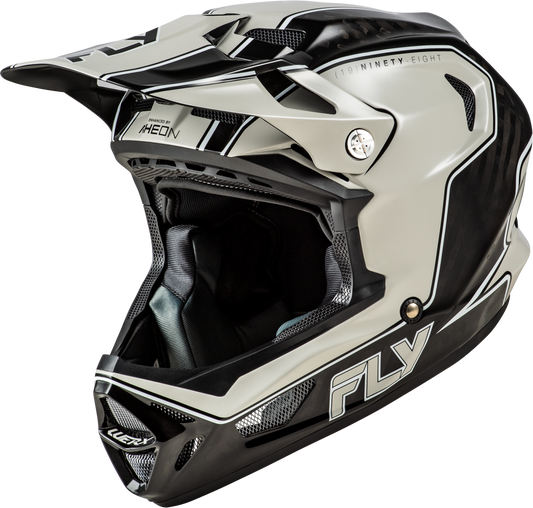 FLY Racing 2026 Youth Werx-R Flow Carbon Helmet Black Carbon/Grey
