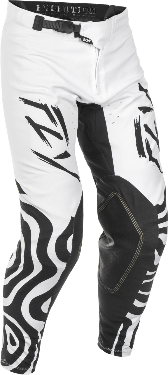FLY Racing 2025 Evolution DST Abyss Pant White/Black