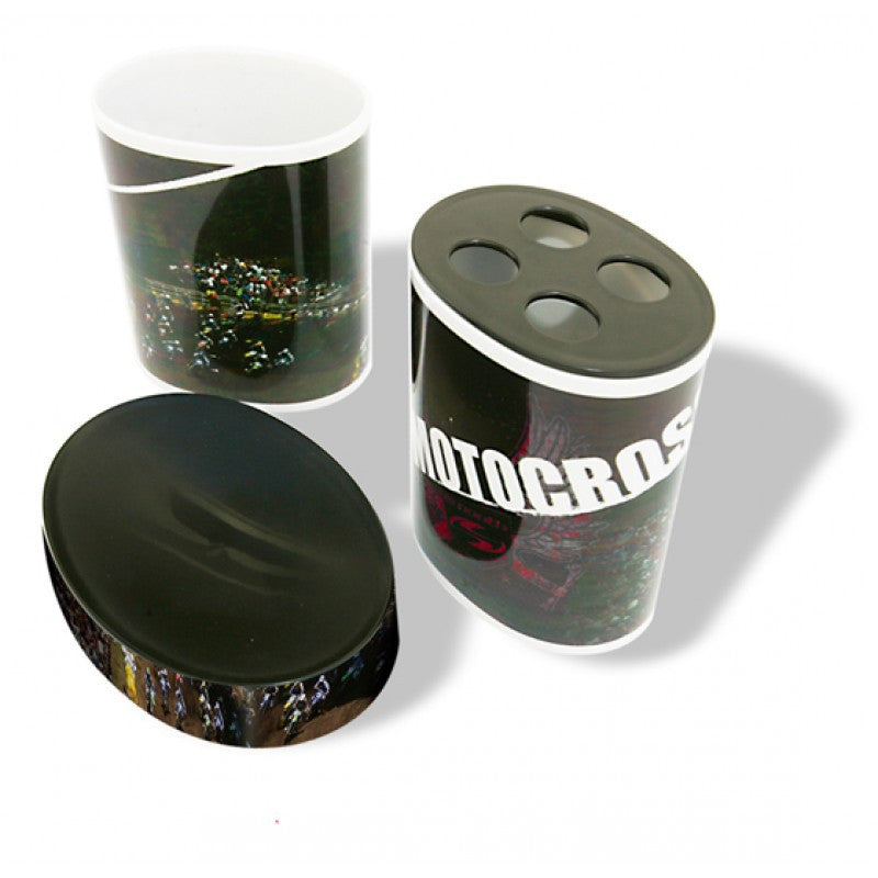 Smooth Industries MX 3pc Bathroom Accessories Kit