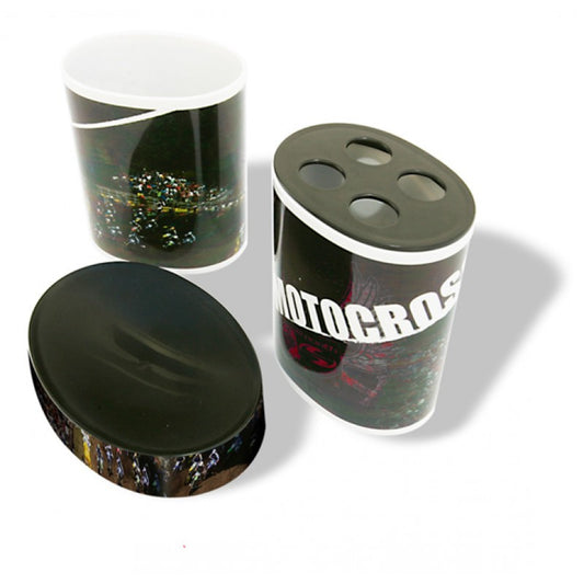 Smooth Industries MX 3pc Bathroom Accessories Kit