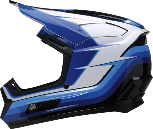 Z1R Youth Dirt Maxx Offroad Helmet Vortex Blue/White