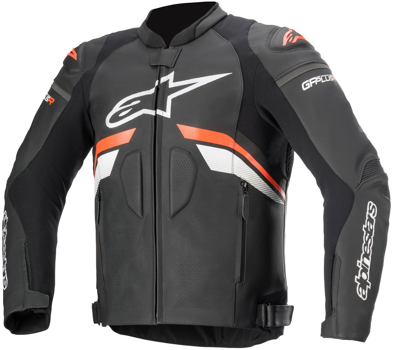 Alpinestars GP Plus R v3 Airflow Motorcycle Jacket Black/Red Fluo