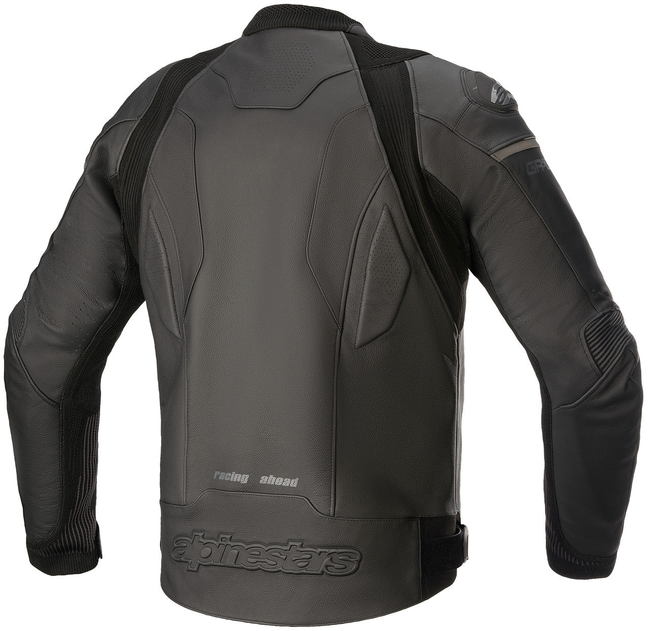 Alpinestars GP Plus R v3 Rideknit Leather Motorcycle Jacket Black/Black