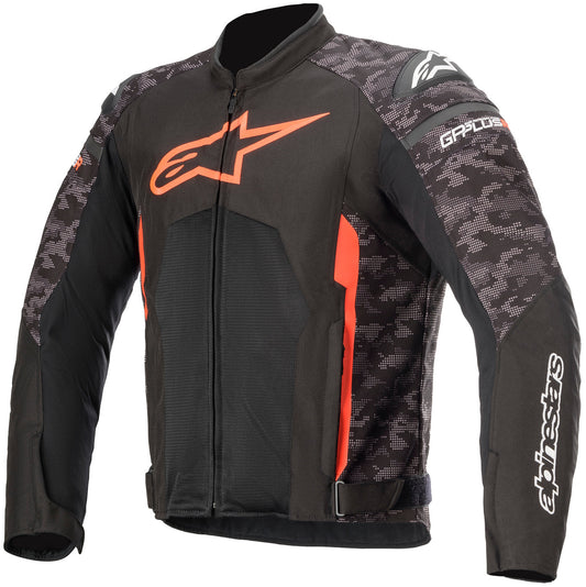 Alpinestars T-GP Plus R v3 Airflow Motorcycle Jacket Black/Camo/Red