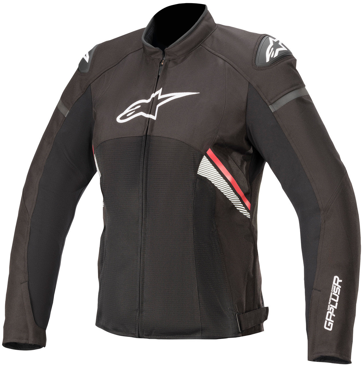 Alpinestars Stella T-GP Plus R v3 Airflow Motorcycle Jacket Black/Red Fluo/White
