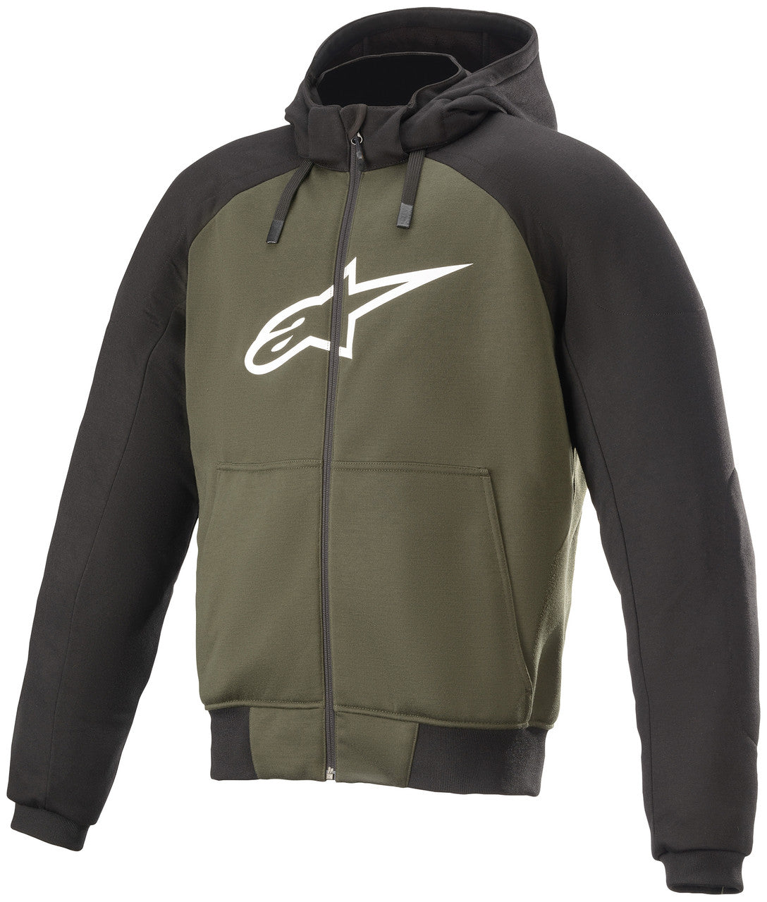 Alpinestars Chrome Sport Motorcycle Riding Hoodie Black/Forest
