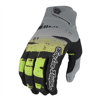 Troy Lee Designs 2022 Air Gloves - Brushed Black/Glo Green