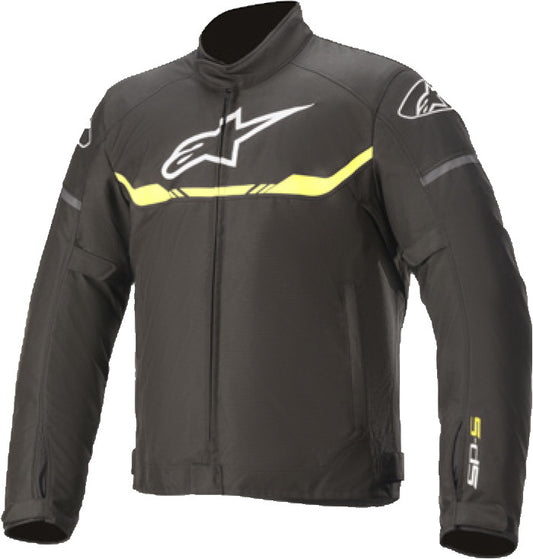 Alpinestars T-SP S Waterproof Motorcycle Jacket Black/Yellow Fluo