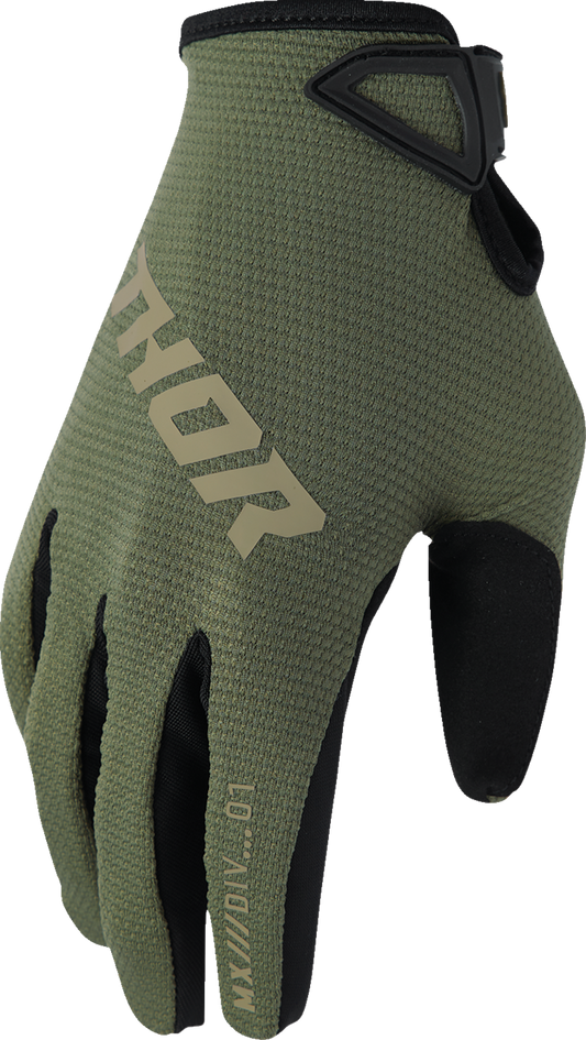 Thor 2026 Youth Ridemode Static Gloves Camo