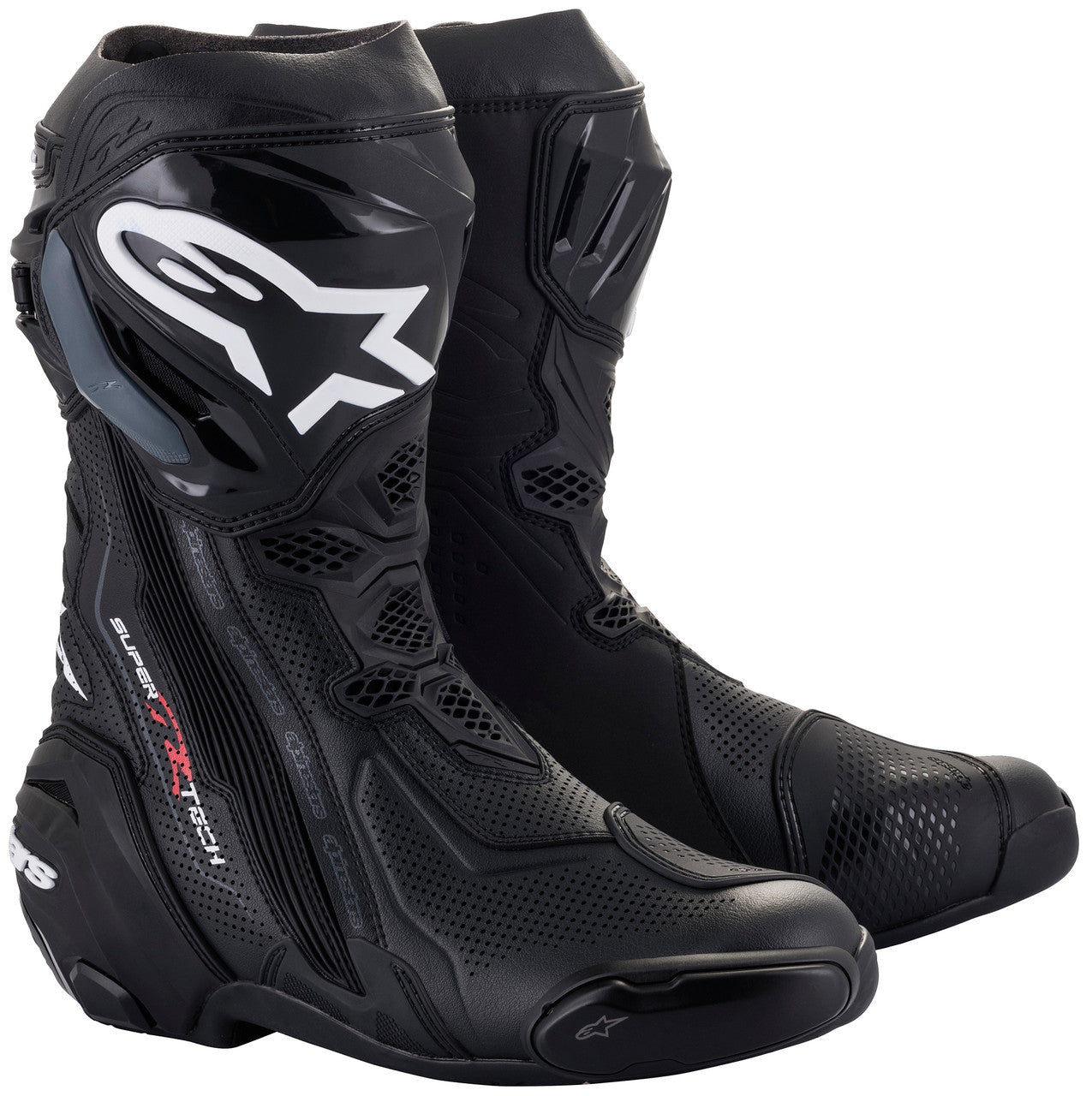 Alpinestars Supertech R v2 Vented Motorcycle Boots Black