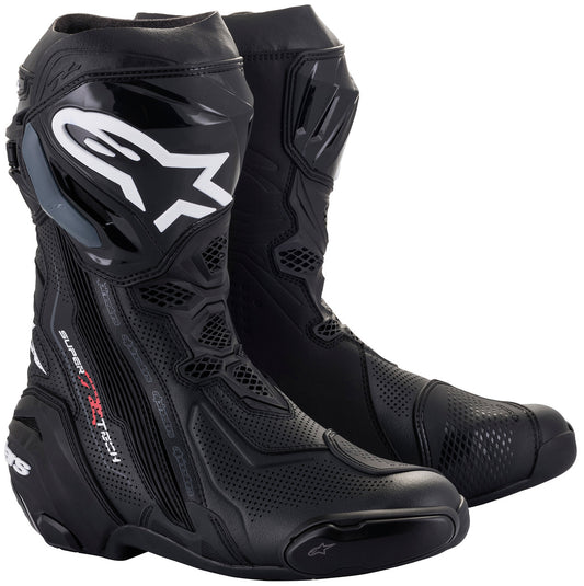 Alpinestars Supertech R v2 Vented Motorcycle Boots Black