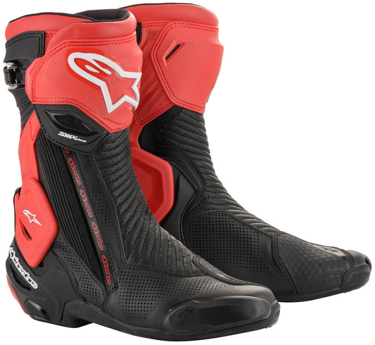 Alpinestars SMX Plus v2 Motorcycle Boots Black/Red