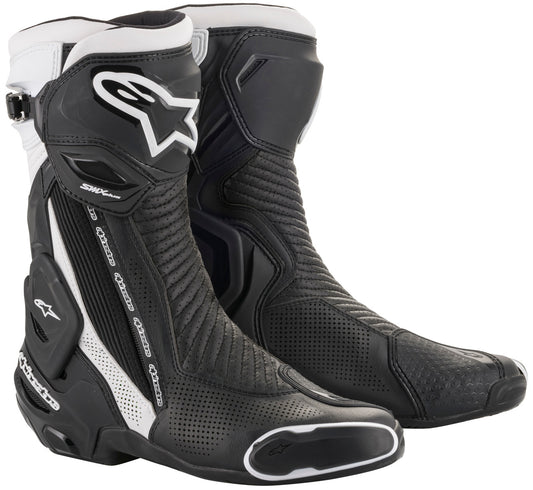 Alpinestars SMX Plus v2 Motorcycle Boots Black/White