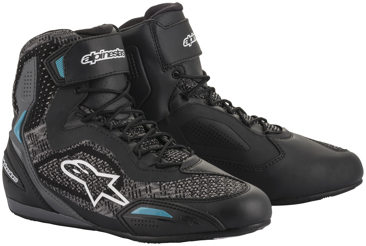 Alpinestars Stella Faster 3 Rideknit Riding Shoes Black/Teal