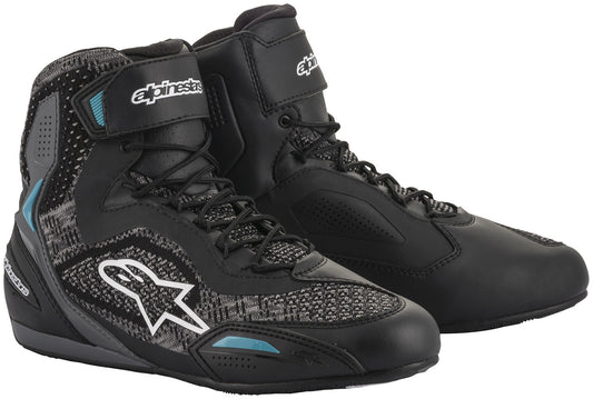 Alpinestars Stella Faster 3 Rideknit Riding Shoes Black/Teal