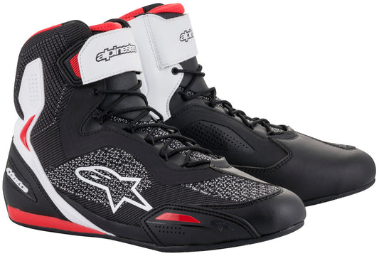 Alpinestars Faster 3 Rideknit Riding Shoes Black/White/Red