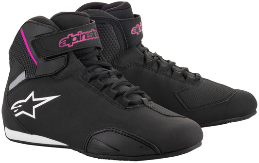 Alpinestars Stella Sektor Riding Shoes Black/Fuchsia
