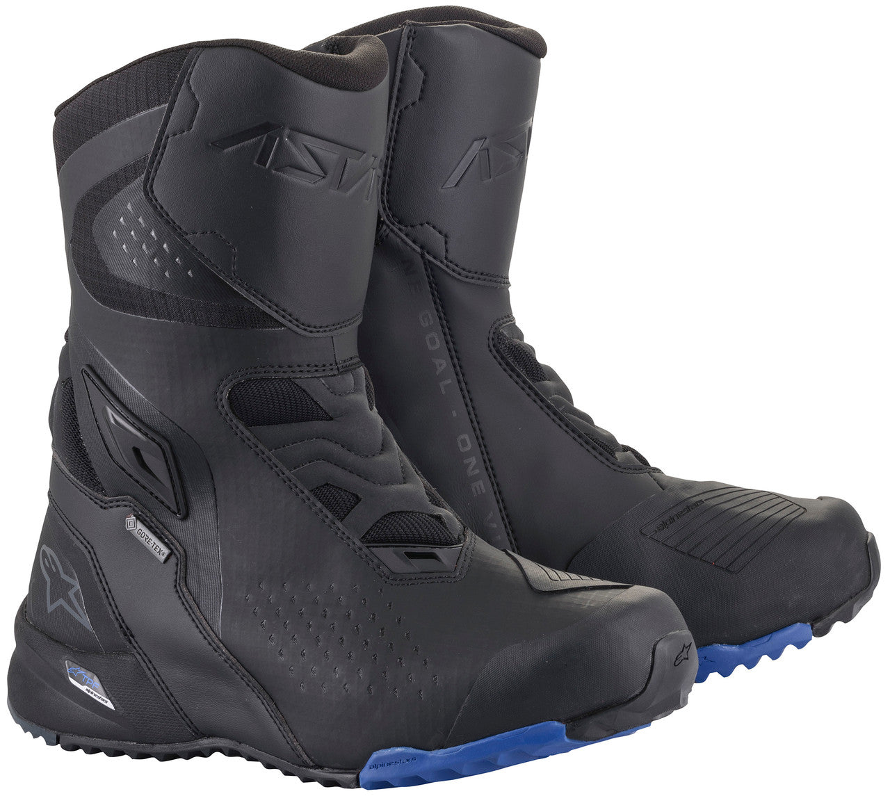 Alpinestars RT-8 Gore-Tex Motorcycle Boots Black/Blue