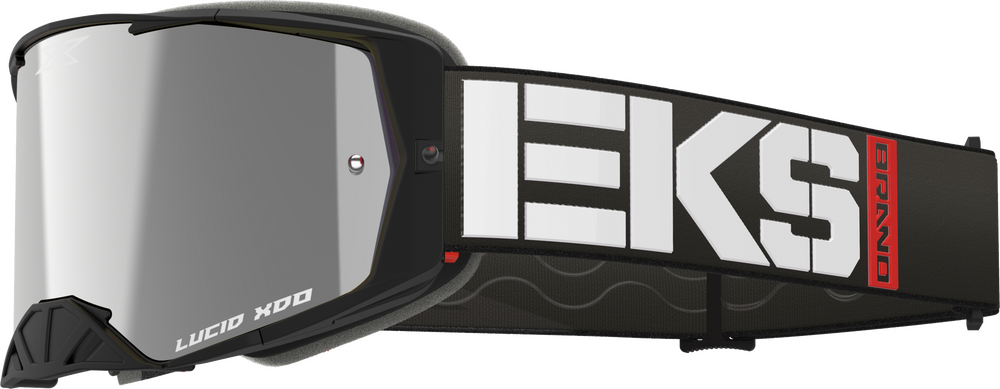 EKS BRAND - 067-12030 - LUCID CALIBER GOGGLE BLACK SILVER MIRROR LENS