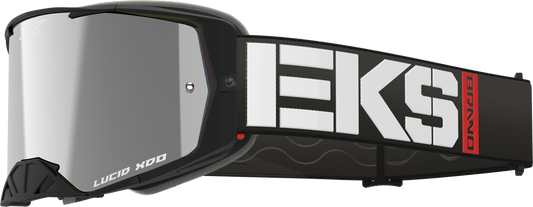 EKS BRAND - 067-12030 - LUCID CALIBER GOGGLE BLACK SILVER MIRROR LENS