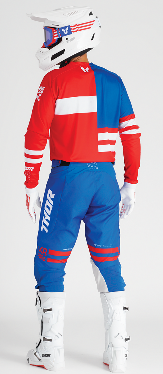 Thor 2025 Launchmode Jersey Pant Combo Patriot Red/White/Blue