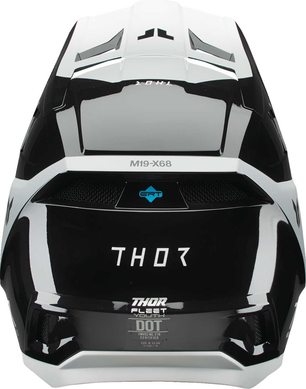 Thor 2025 Youth Fleet Helmet Storm Black/White
